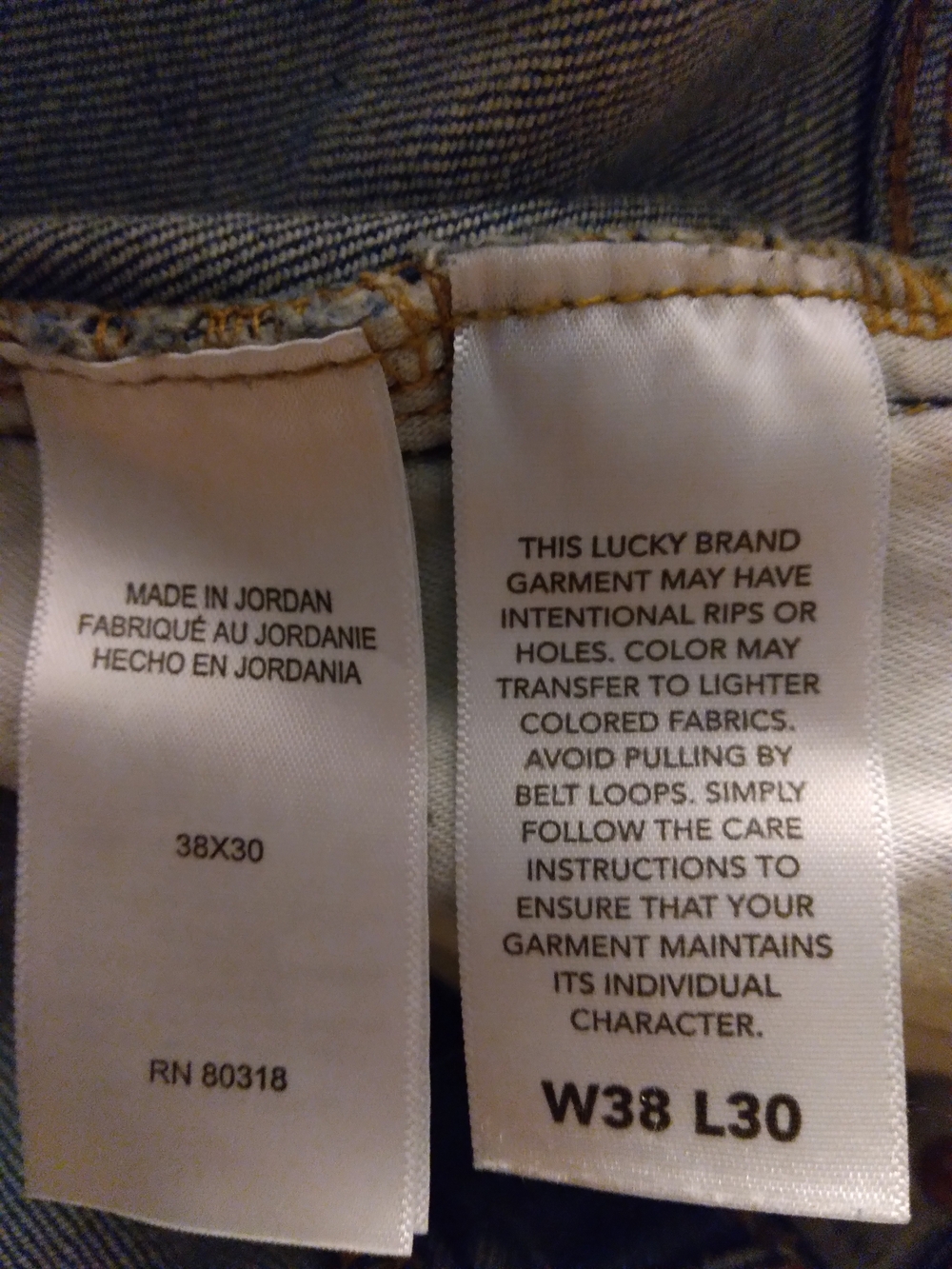 Men's Lucky Brand Light Wash Men’s Bootcut Jeans - Picture 5 of 5